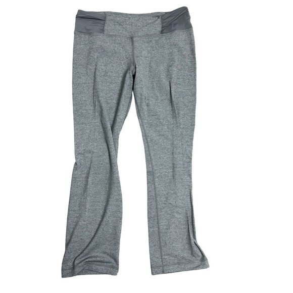 Lululemon Womens Size 10 Gray‎ Gym Casual Workout Leggings - Picture 1 of 8
